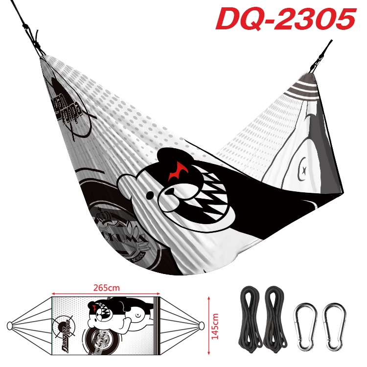 Dangan-Ronpa Outdoor full color watermark printing hammock 265x145cm  DQ-2305