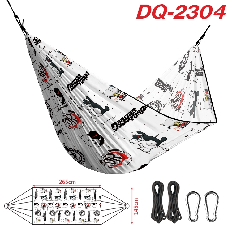 Dangan-Ronpa Outdoor full color watermark printing hammock 265x145cm  DQ-2304