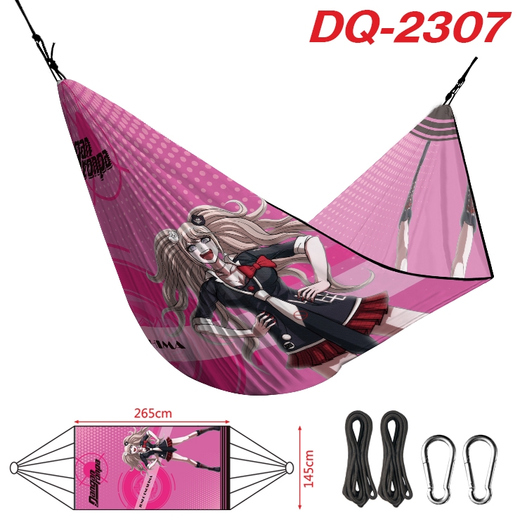 Dangan-Ronpa Outdoor full color watermark printing hammock 265x145cm DQ-2307