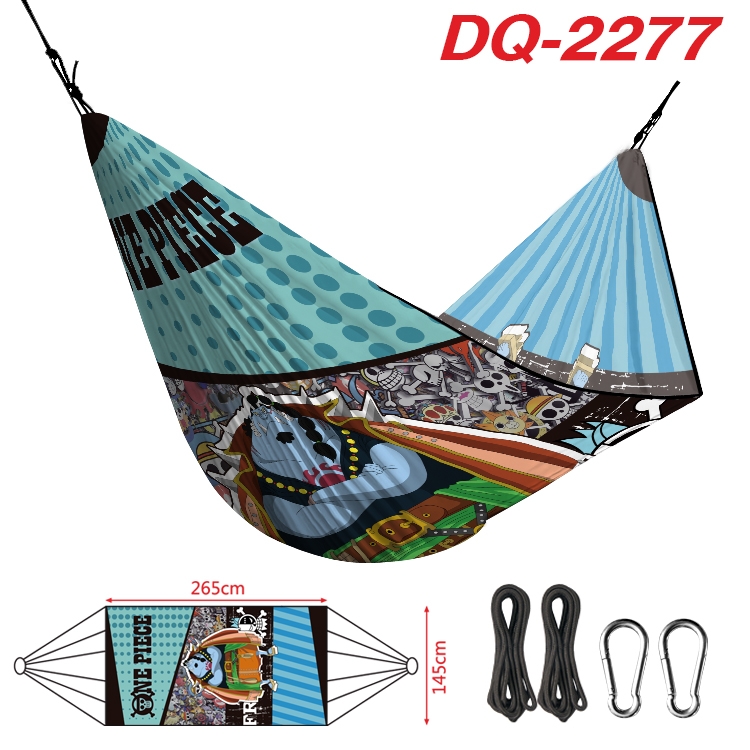 One Piece Outdoor full color watermark printing hammock 265x145cm DQ-2277