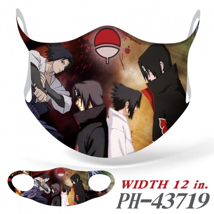 Naruto Full color Ice silk seamless Mask  price for 5 pcs PH-43719A
