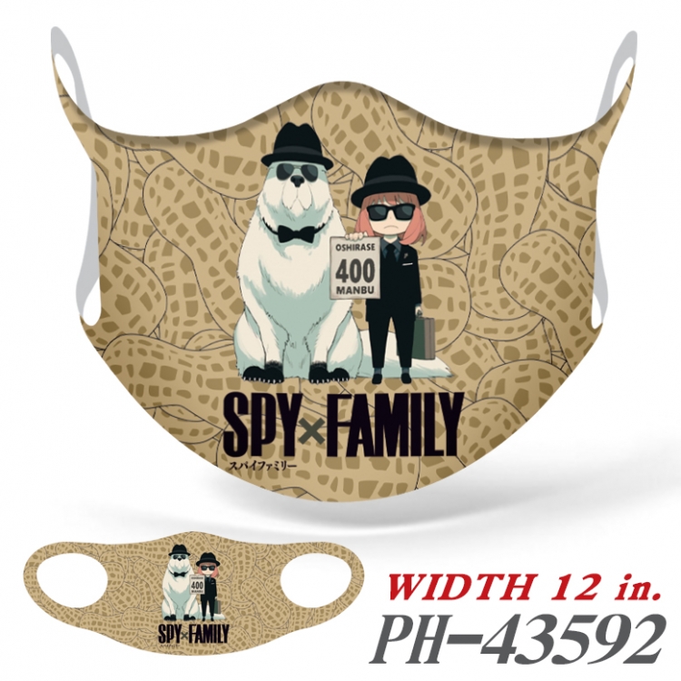 SPY×FAMILY Full color Ice silk seamless Mask  price for 5 pcs PH-43592A
