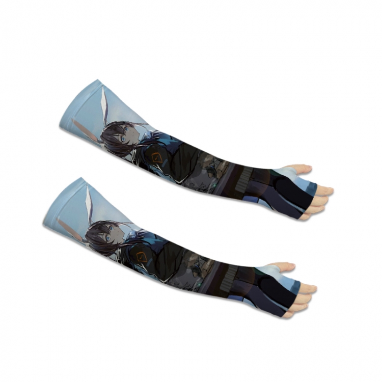 Arknights Anime Peripheral Printed Long Cycling Sleeves Sunscreen Ice Sleeves