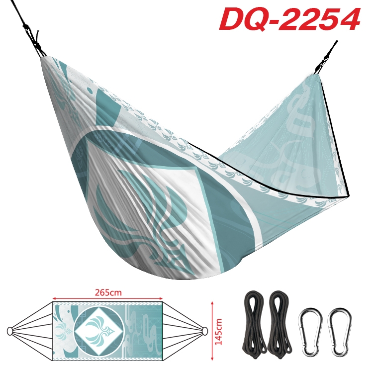 Genshin Impact Outdoor full color watermark printing hammock 265x145cm  DQ-2254