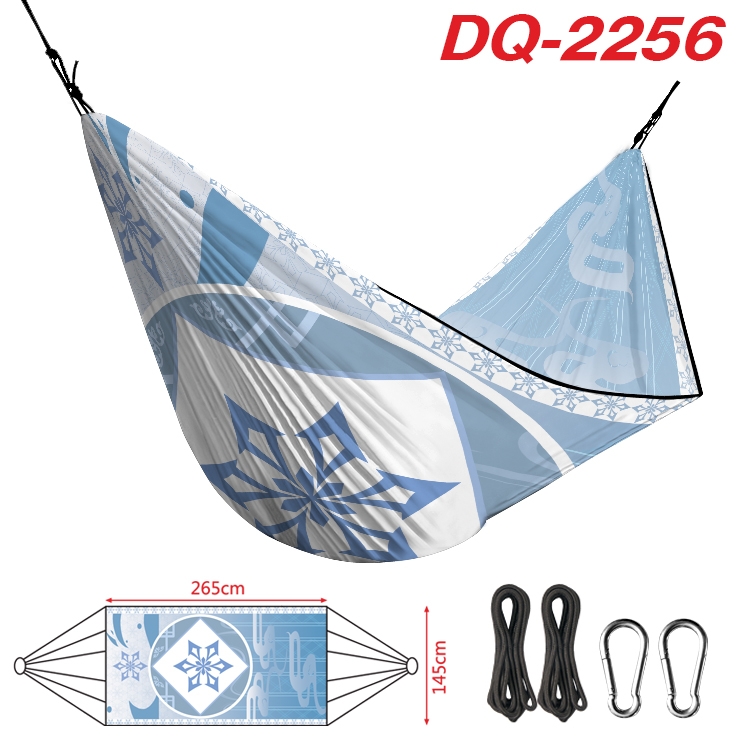Genshin Impact Outdoor full color watermark printing hammock 265x145cm DQ-2256