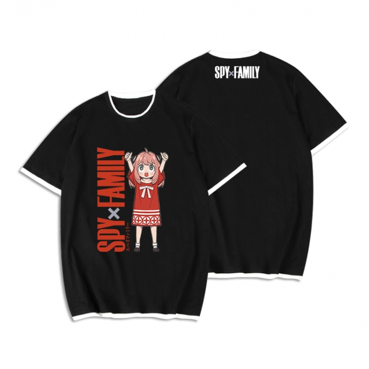 SPY×FAMILY Anime peripheral fake two short-sleeved T-shirts from M to 3XL