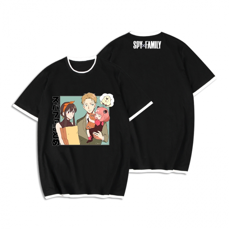 SPY×FAMILY Anime peripheral fake two short-sleeved T-shirts from M to 3XL