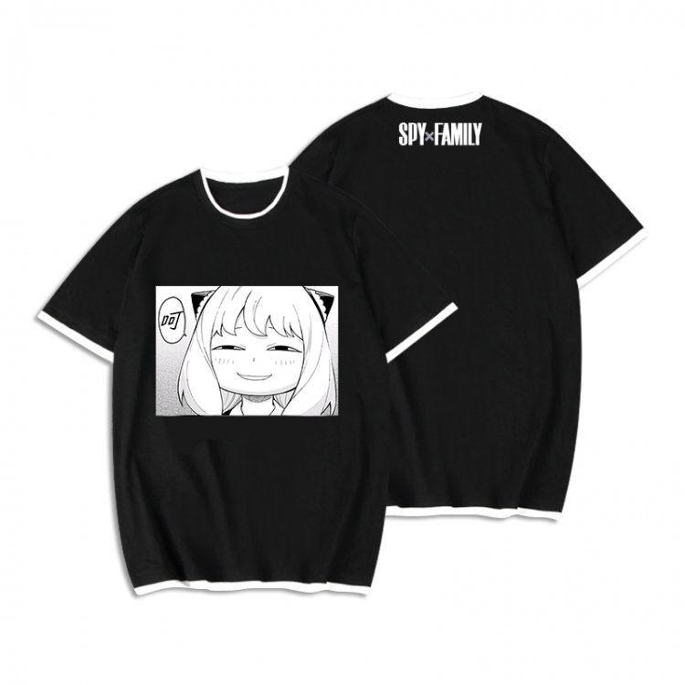 SPY×FAMILY Anime peripheral fake two short-sleeved T-shirts from M to 3XL