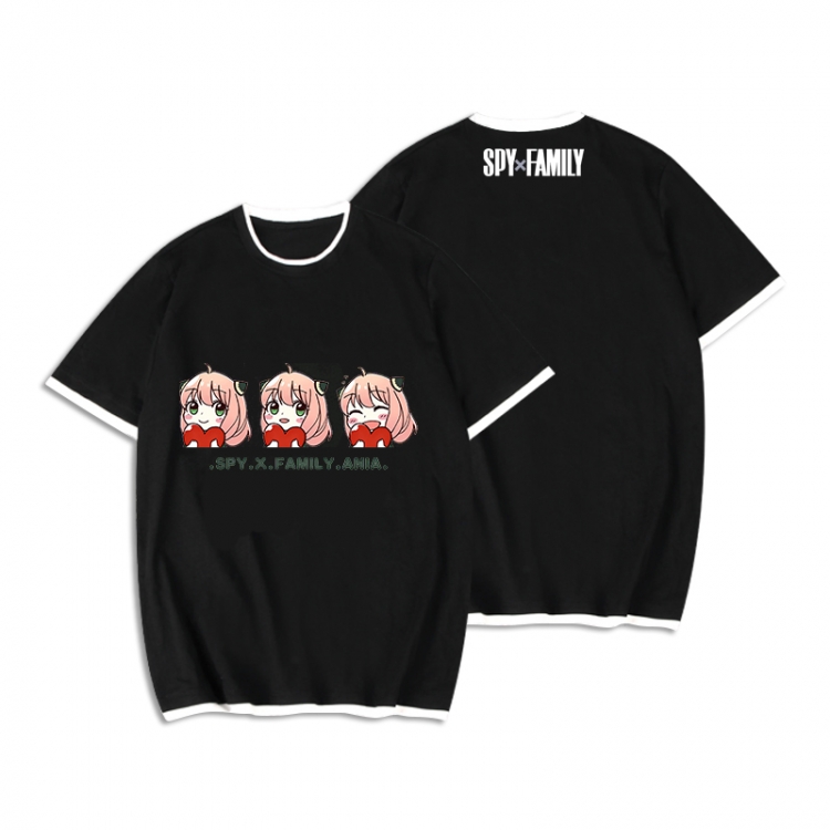 SPY×FAMILY Anime peripheral fake two short-sleeved T-shirts from M to 3XL