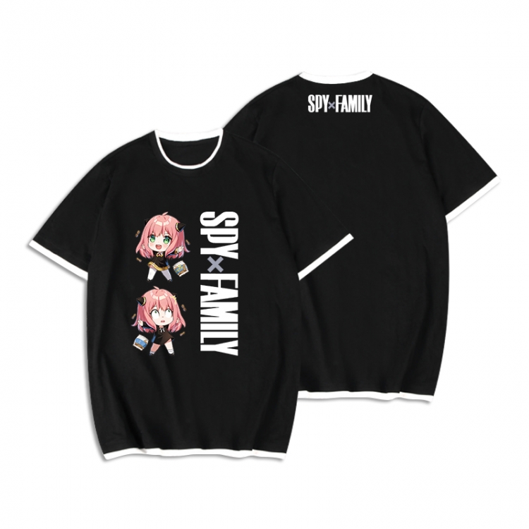 SPY×FAMILY Anime peripheral fake two short-sleeved T-shirts from M to 3XL