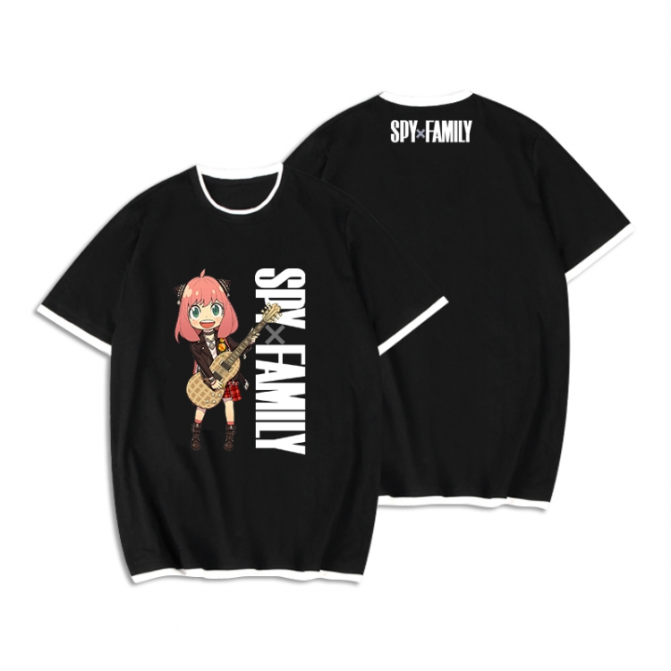 SPY×FAMILY Anime peripheral fake two short-sleeved T-shirts from M to 3XL