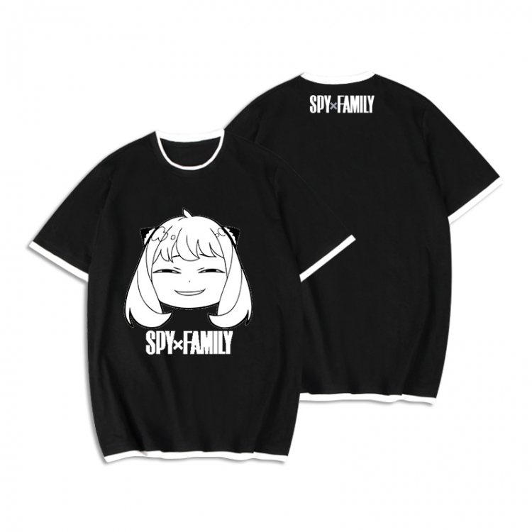 SPY×FAMILY Anime peripheral fake two short-sleeved T-shirts from M to 3XL