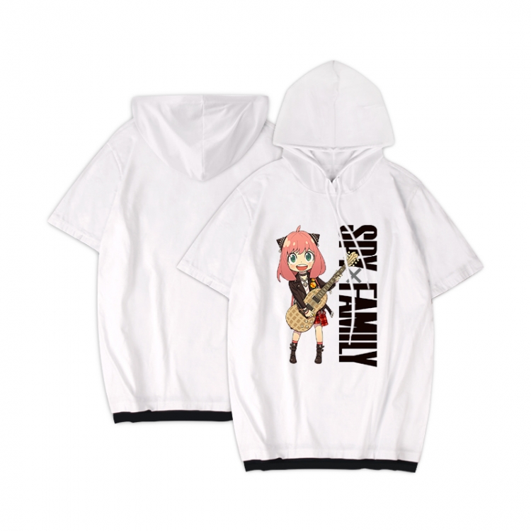 SPY×FAMILY Anime Periphery Hooded Short Sleeve T-Shirt S-3XL