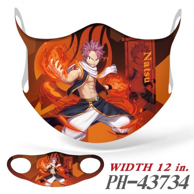 Fairy tail  Full color Ice silk seamless Mask  price for 5 pcs PH-43734A