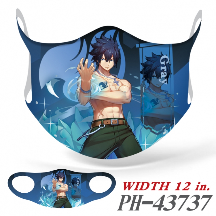 Fairy tail  Full color Ice silk seamless Mask  price for 5 pcs PH-43737A