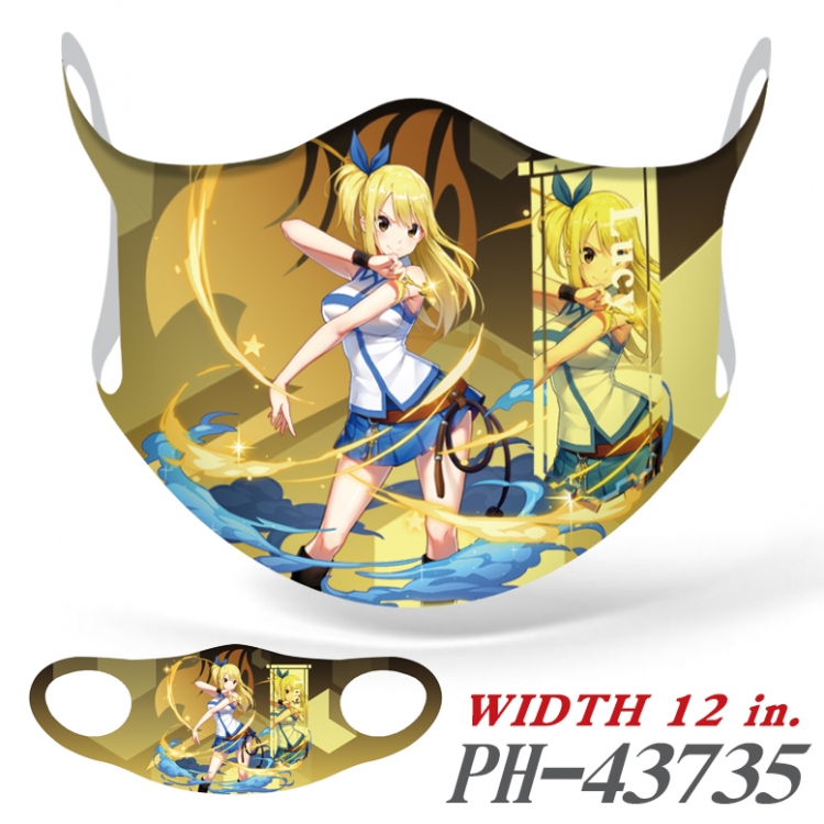 Fairy tail  Full color Ice silk seamless Mask  price for 5 pcs PH-43735A