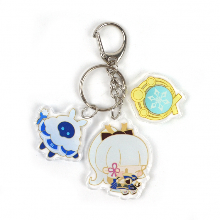Genshin Impact 3 Pendant Acrylic Keychain Bag Pendant Decorations price for 5 pcs  8040