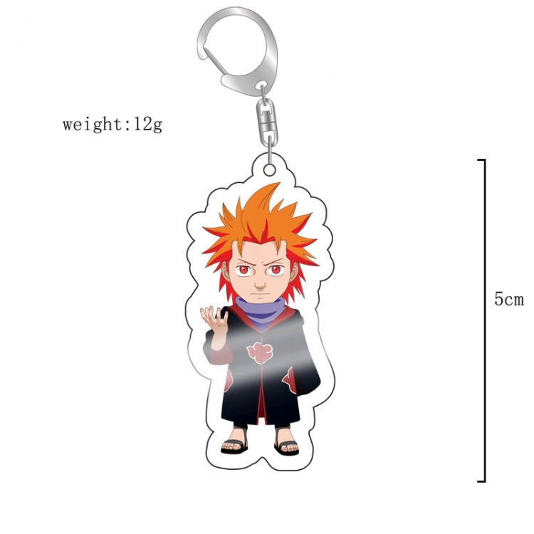 Naruto Anime acrylic Key Chain  price for 5 pcs 12089