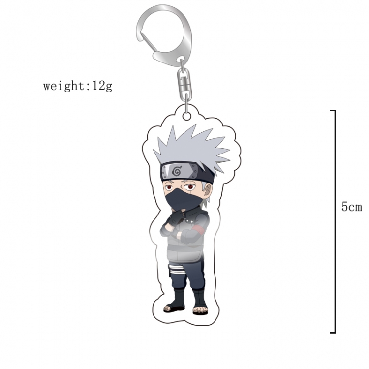 Naruto Anime acrylic Key Chain  price for 5 pcs 12087