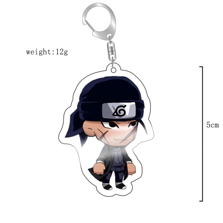 Naruto Anime acrylic Key Chain  price for 5 pcs 12095