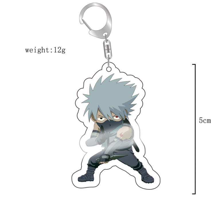 Naruto Anime acrylic Key Chain  price for 5 pcs 12077