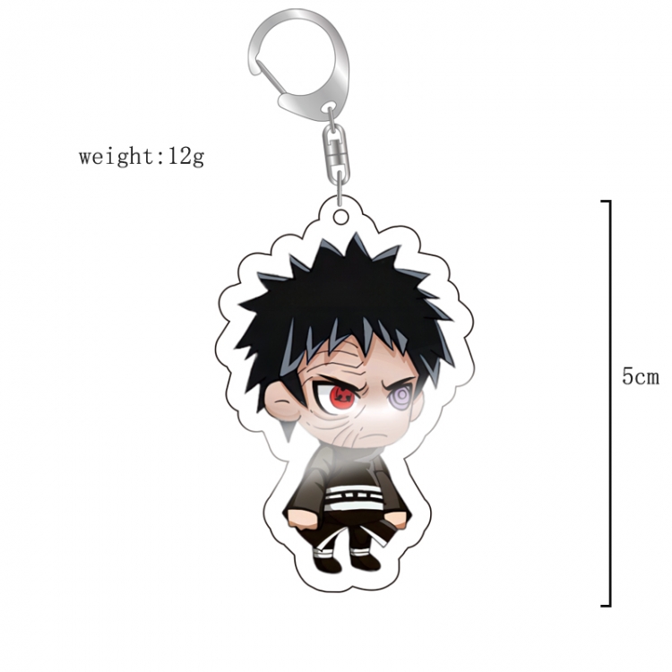 Naruto Anime acrylic Key Chain  price for 5 pcs 12100