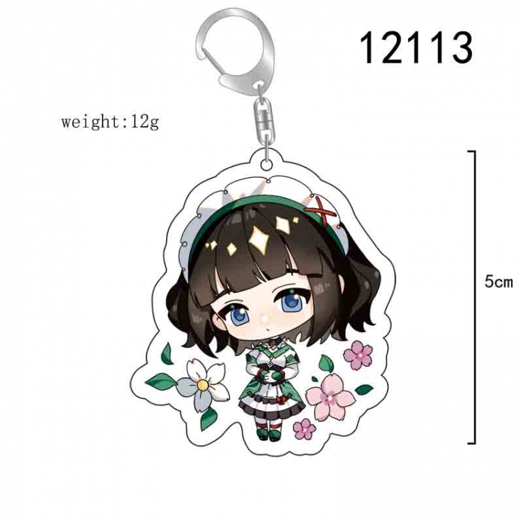 Genshin Impact Anime acrylic Key Chain  price for 5 pcs 12113