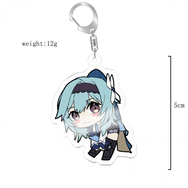 Genshin Impact Anime acrylic Key Chain  price for 5 pcs 12060