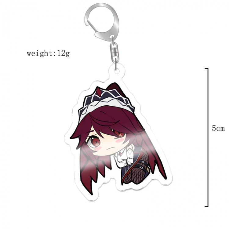 Genshin Impact Anime acrylic Key Chain  price for 5 pcs 12064