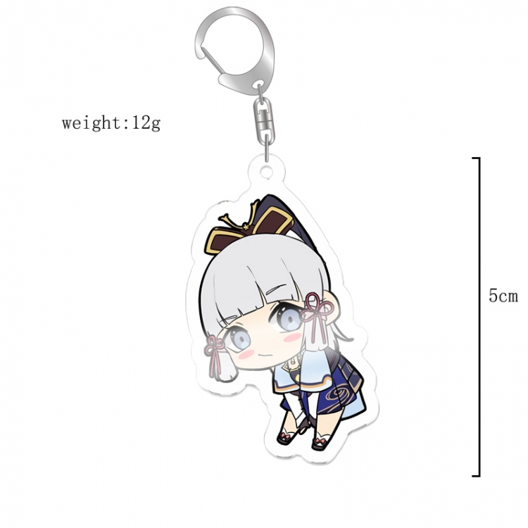 Genshin Impact Anime acrylic Key Chain  price for 5 pcs 12074