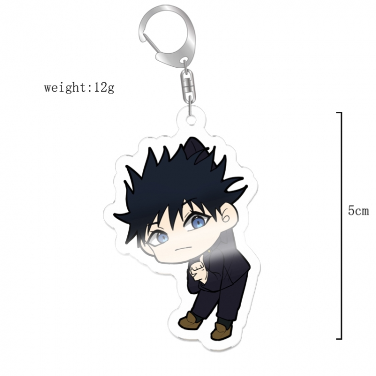 Jujutsu Kaisen Anime acrylic Key Chain  price for 5 pcs 12035