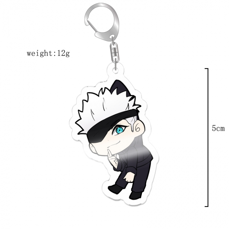 Jujutsu Kaisen Anime acrylic Key Chain  price for 5 pcs 12031