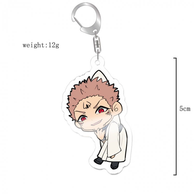 Jujutsu Kaisen Anime acrylic Key Chain  price for 5 pcs 12037