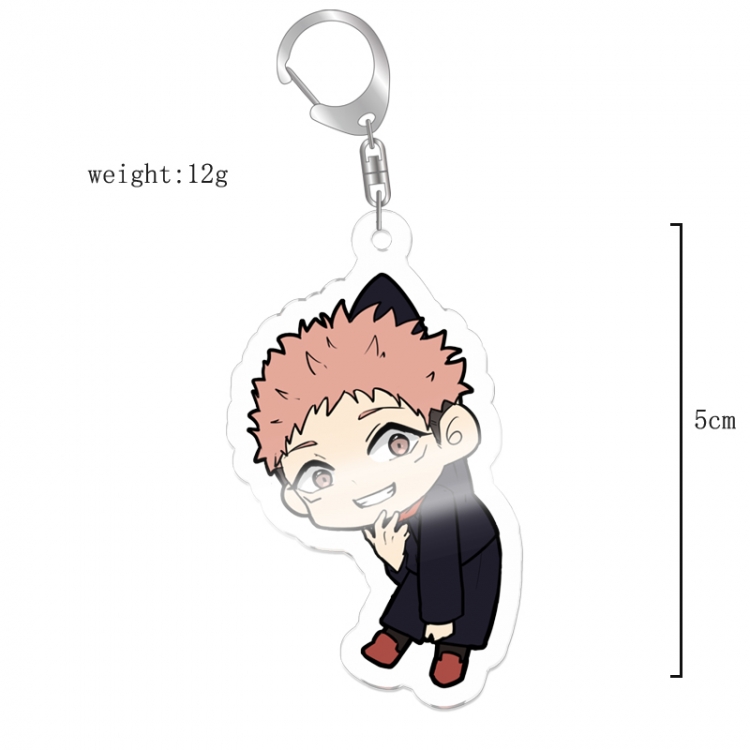 Jujutsu Kaisen Anime acrylic Key Chain  price for 5 pcs 12032