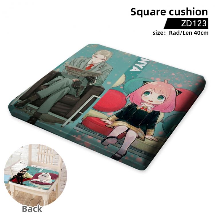 SPY×FAMILY Anime Square Cushion Cushion Chair Cushion Support to Customize ZD123