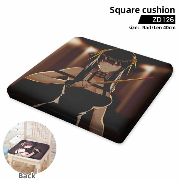 SPY×FAMILY Anime Square Cushion Cushion Chair Cushion Support to Customize ZD126