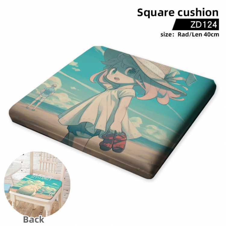 SPY×FAMILY Anime Square Cushion Cushion Chair Cushion Support to Customize ZD124