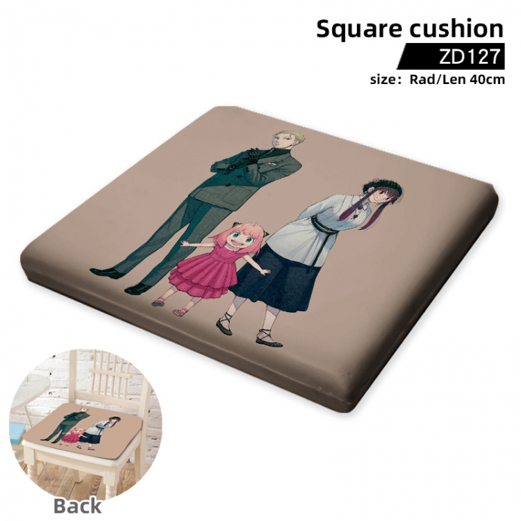 SPY×FAMILY Anime Square Cushion Cushion Chair Cushion Support to Customize ZD127