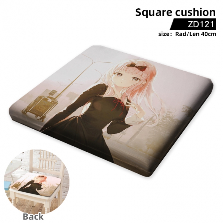 Kaguya-sama: Love Is War  Anime Square Cushion Chair Cushion Support to Customize ZD121