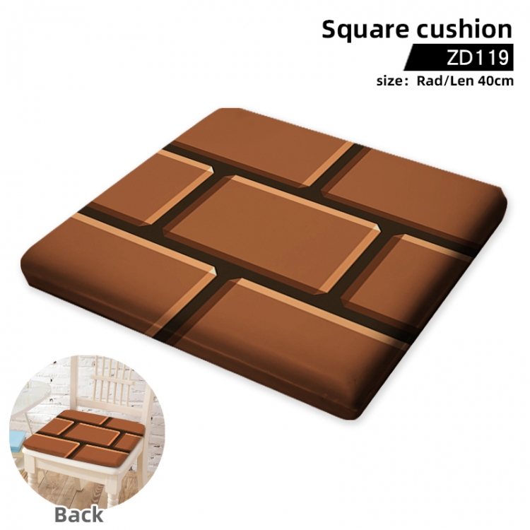 Super Mario Anime Square Cushion Chair Cushion Support to Customize ZD119