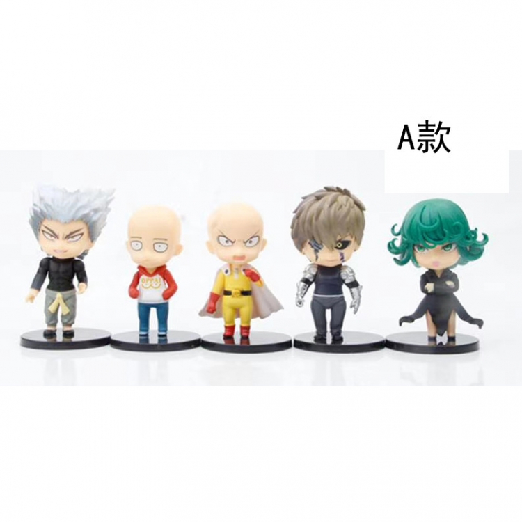 One Punch Man Bagged Figure Decoration Model a set of 5 style A
