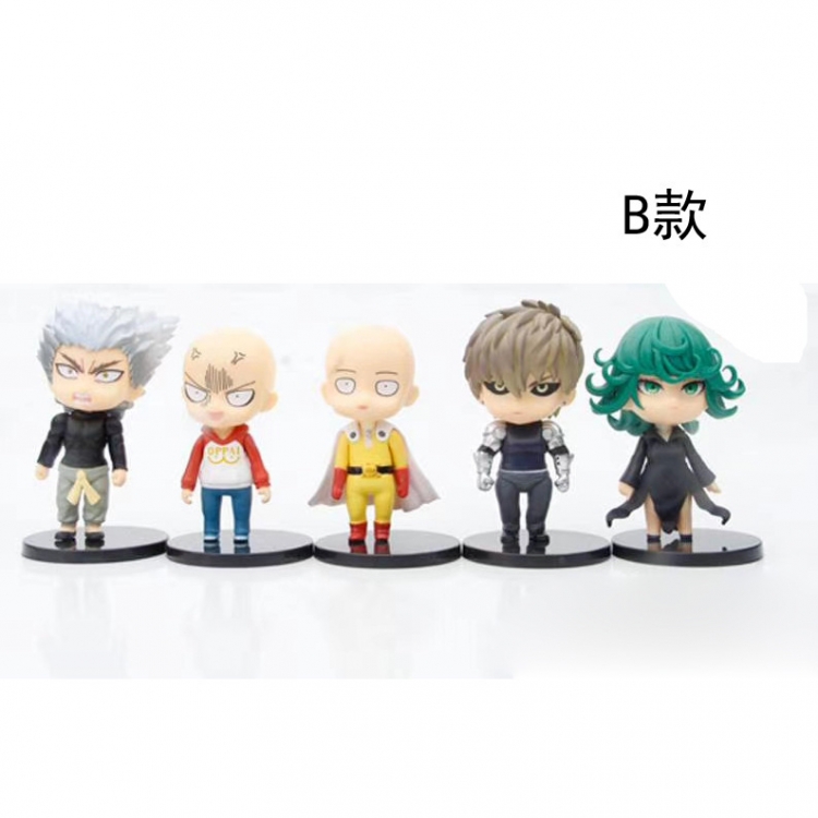 One Punch Man Bagged Figure Decoration Model   a set of 5 style B