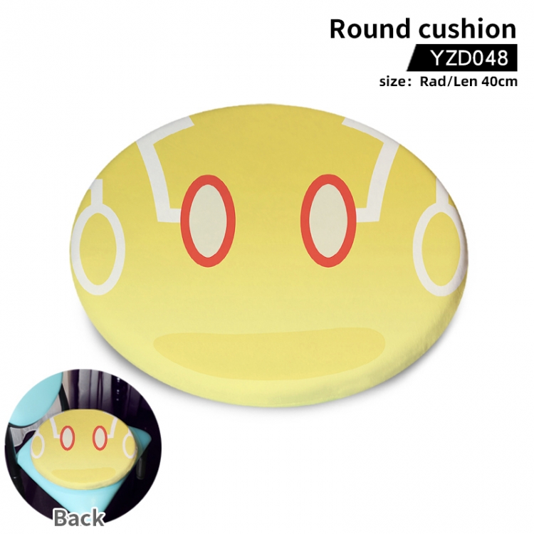 Genshin Impact Game fine plush round cushion 40cm supports single style customization YZD048