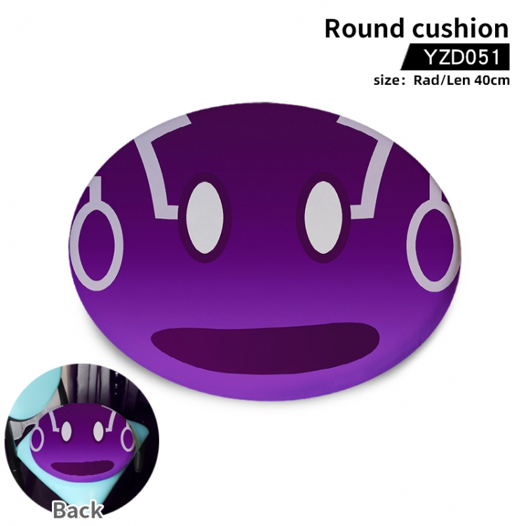 Genshin Impact Game fine plush round cushion 40cm supports single style customization YZD051