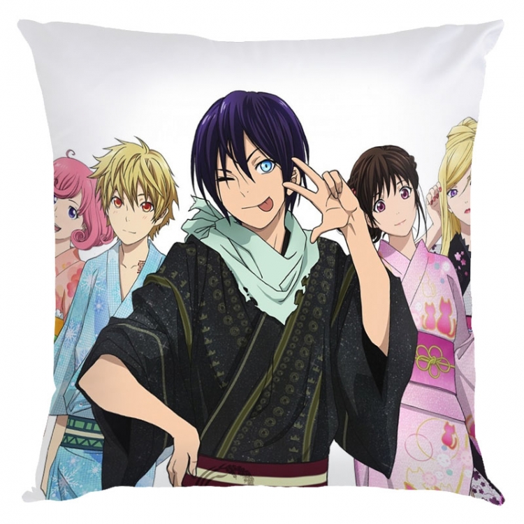Noragami Anime square full-color pillow cushion 45X45CM NO FILLING  Y4-5
