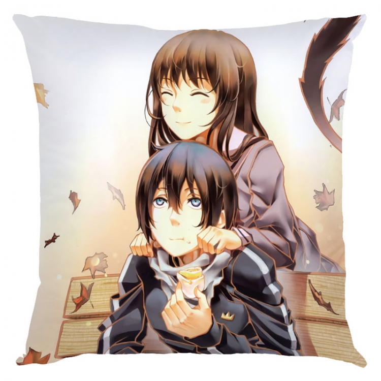 Noragami Anime square full-color pillow cushion 45X45CM NO FILLING  Y4-35