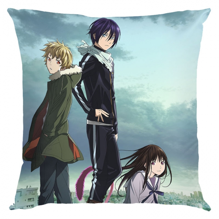 Noragami Anime square full-color pillow cushion 45X45CM NO FILLING  Y4-33
