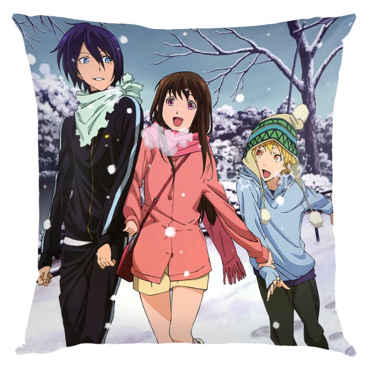 Noragami Anime square full-color pillow cushion 45X45CM NO FILLING  Y4-32