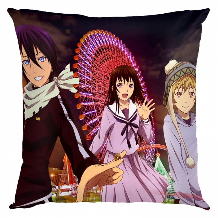 Noragami Anime square full-color pillow cushion 45X45CM NO FILLING Y4-16