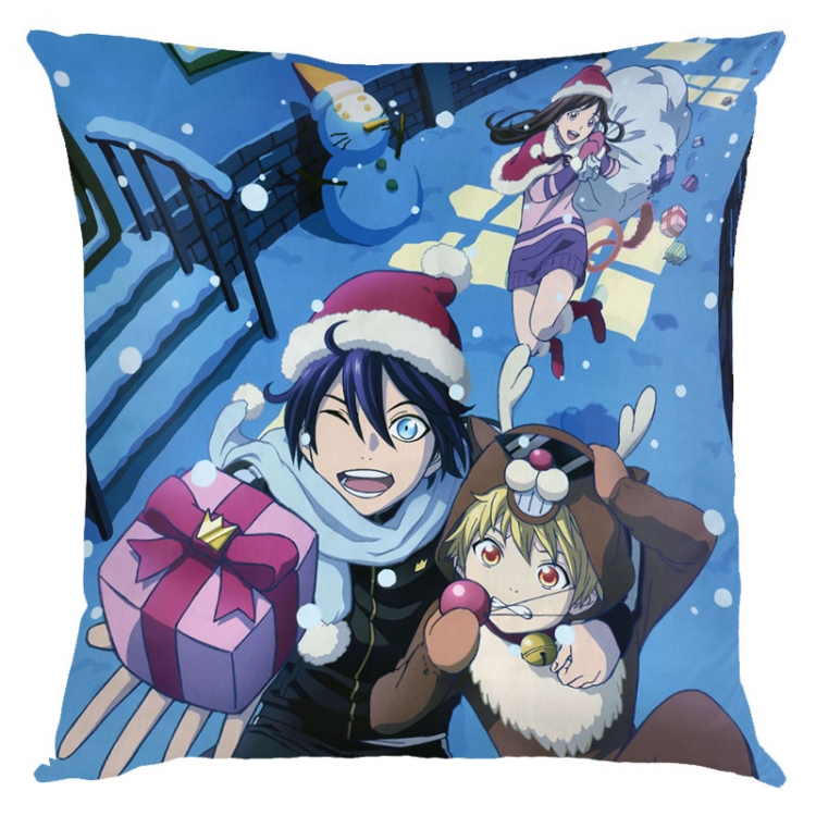 Noragami Anime square full-color pillow cushion 45X45CM NO FILLING  Y4-11